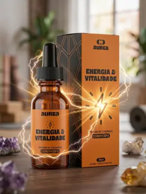 EXTRATO DE COGUMELO CORDYCEPS MILITARIS 30ML | ENERGIA & VITALIDADE