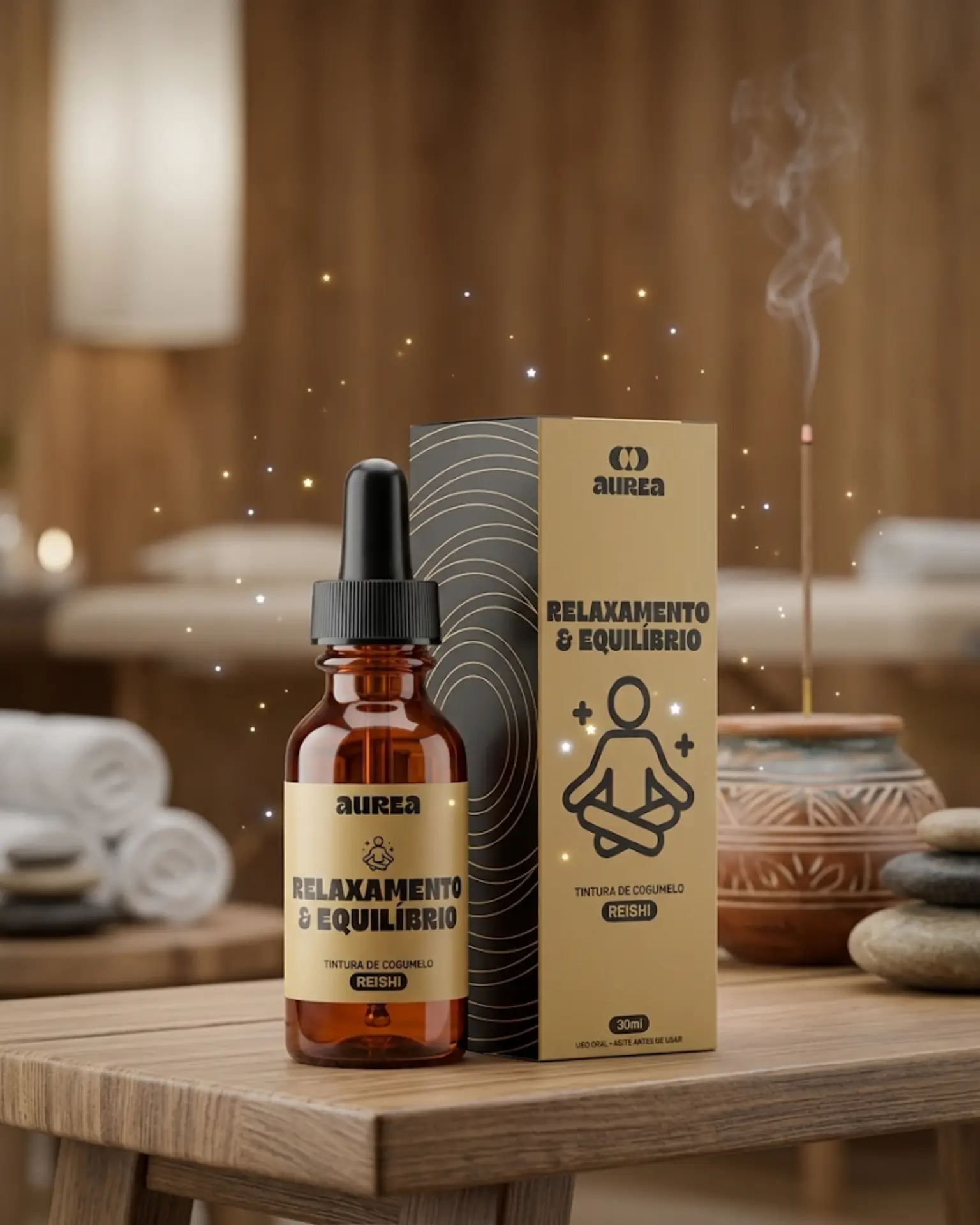 EXTRATO DE COGUMELO REISHI 30ML | RELAXAMENTO & EQUILÍBRIO