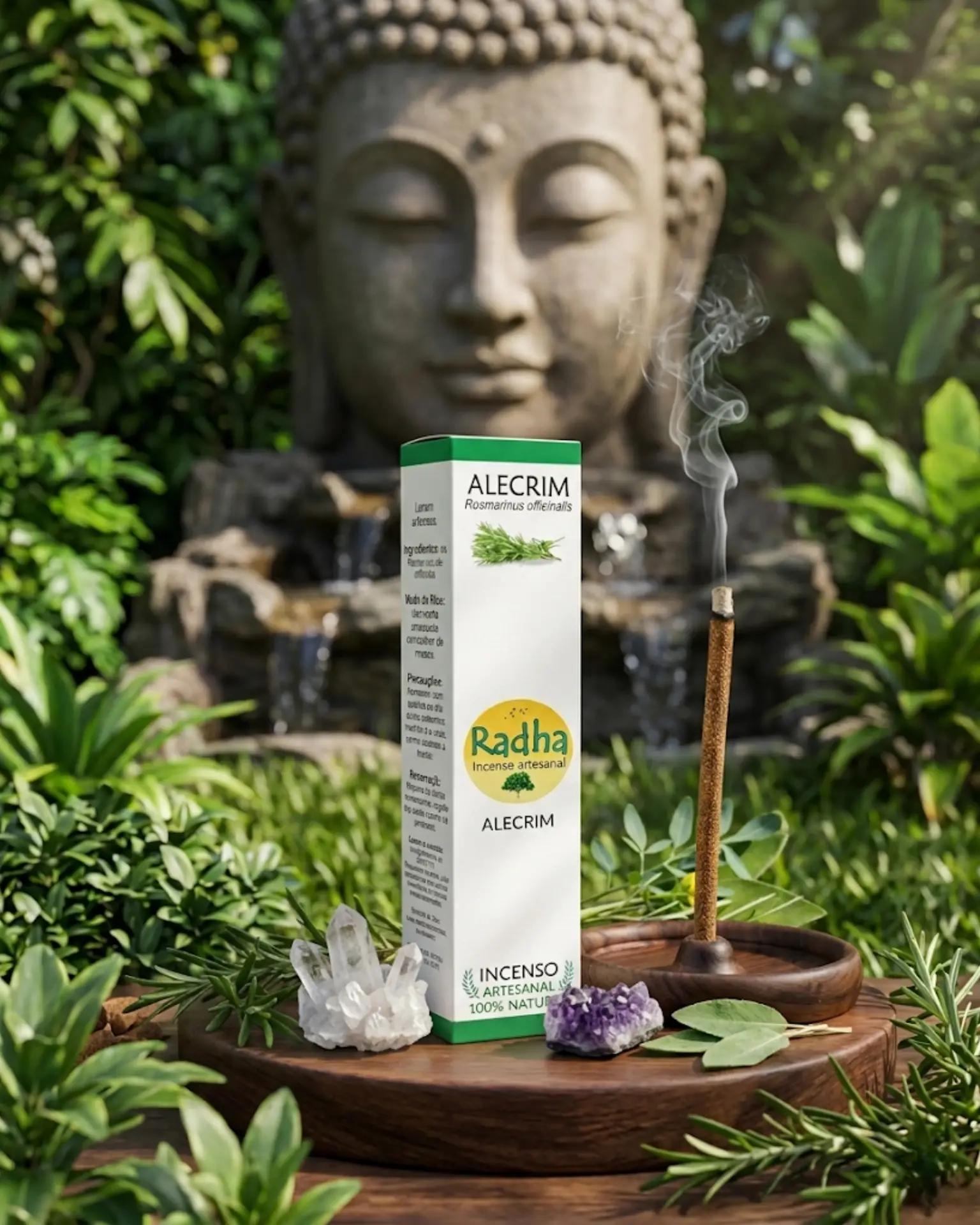 Incenso de Alecrim - bastão 100% Natural